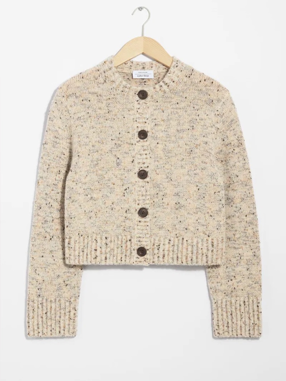 & Other Stories Button Knit Cardigan